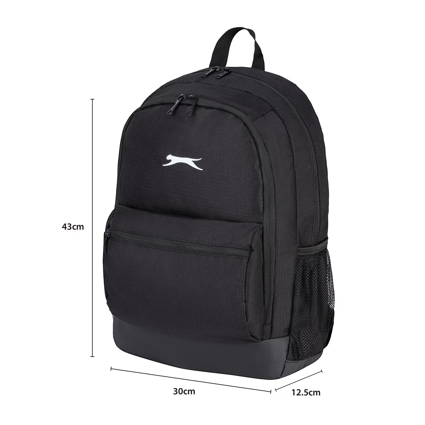 Σετ Σχολικής Τσάντας Slazenger 4 σε 1 – Τσάντα, Κασετίνα, Φαγητοδοχείο & Παγούρι (Μαύρο)