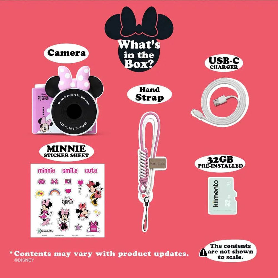 Disney Minnie Mouse Mini Camera | Παιδική Ψηφιακή Κάμερα, Polka Dots, Ανθεκτική