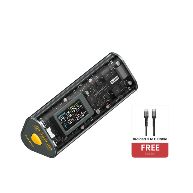 Shargeek 170 Power Bank (Free 240W Cable) - TrendyGoods