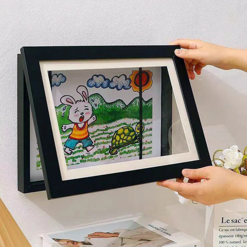 Cubic hollow photo frame, wooden picture frames, - TrendyGoods