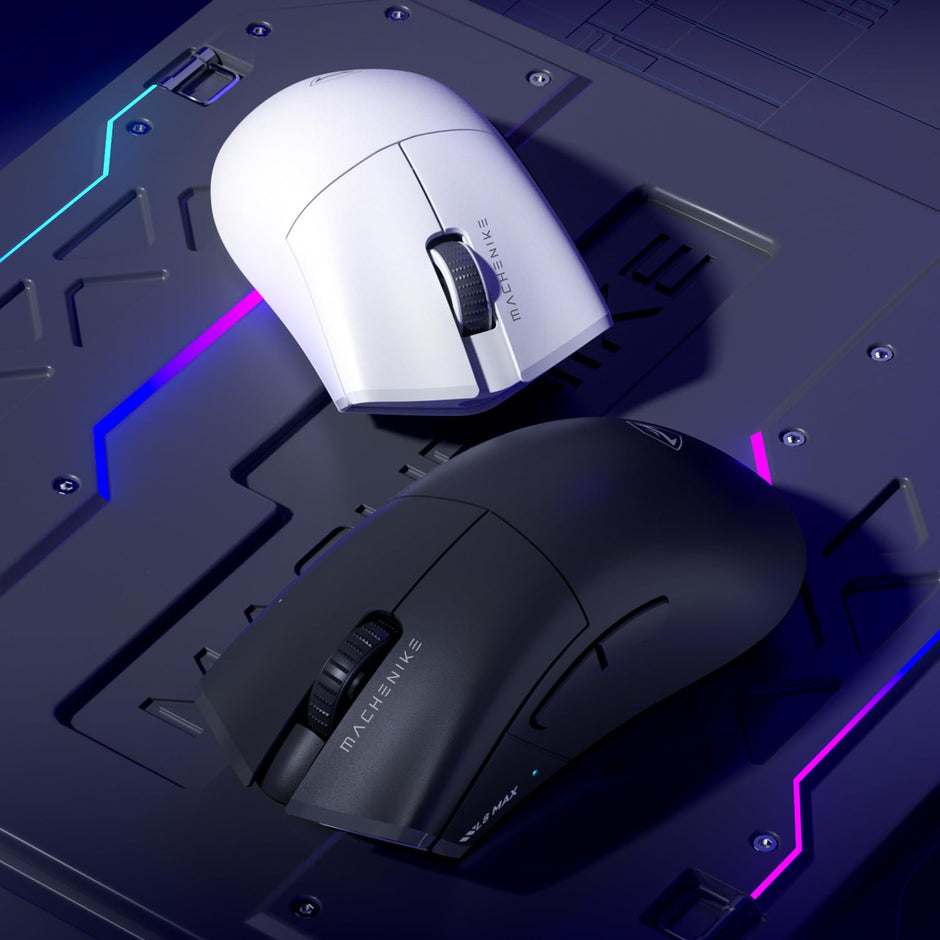 Machenike L8 Max Wireless Gaming Mouse with Charging Station - Black - TrendyGoods