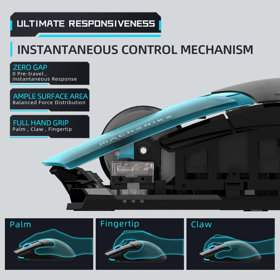 Machenike L8 Pro Wireless Gaming Mouse with Charging Station - TrendyGoods