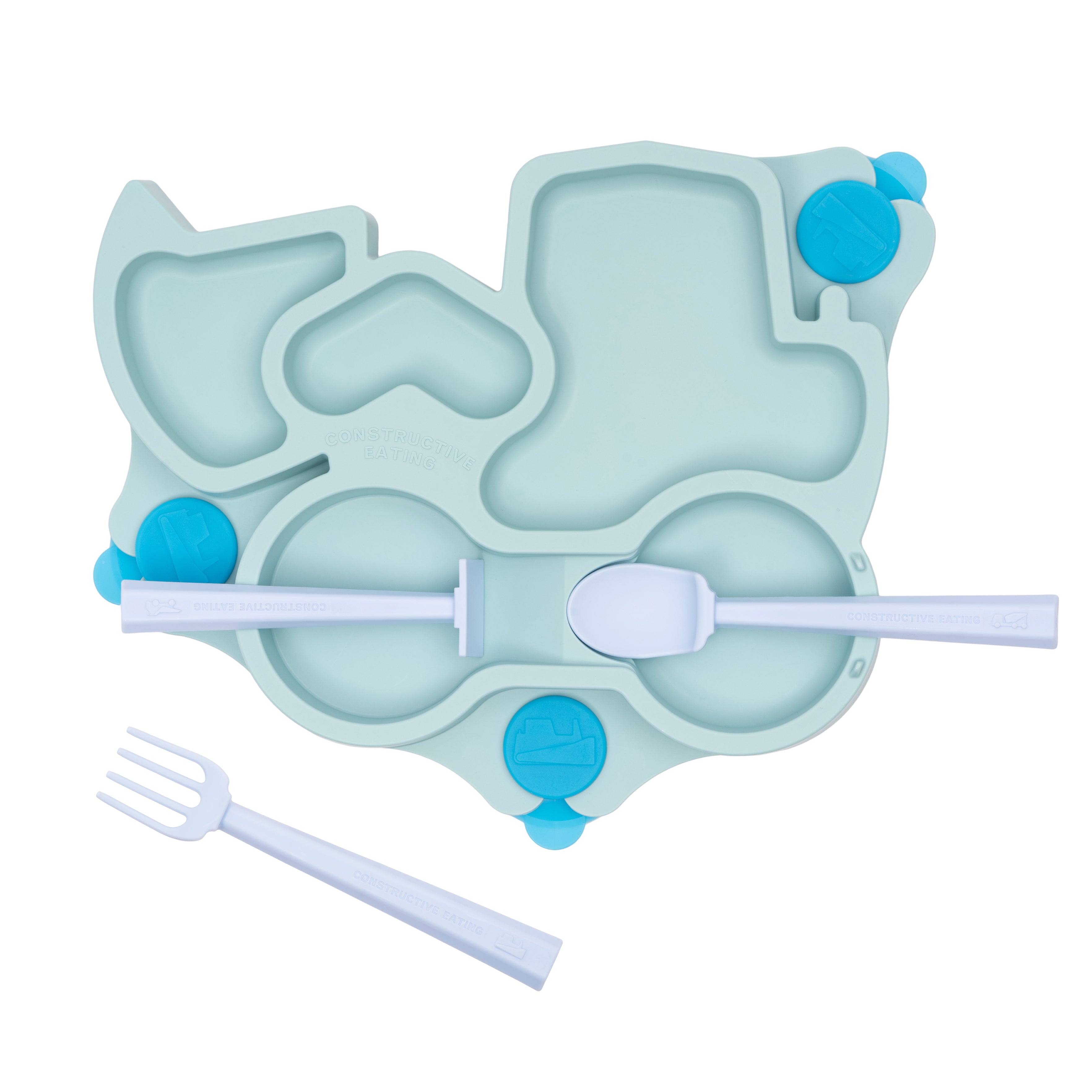 Educational Plates for babies, Divided Suction Plate for Babies - TrendyGoods