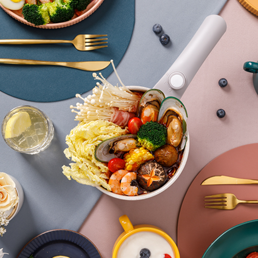 Ηλεκτρική Κατσαρόλα 1.5L – Αντικολλητική & Πολυλειτουργική