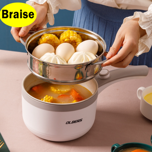 Ηλεκτρική Κατσαρόλα 1.5L – Αντικολλητική & Πολυλειτουργική