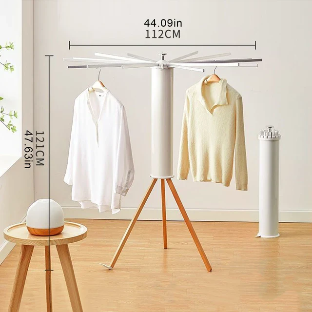 Foldable Clothes Drying Stand with 16 Foldable Rods - TrendyGoods