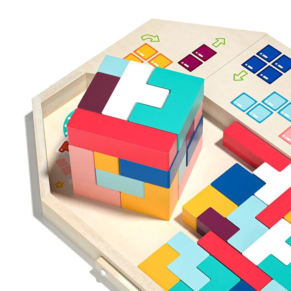 Tetris Kids Early Educational Toys Games Puzzle Building Blocks DIY Toy - TrendyGoods