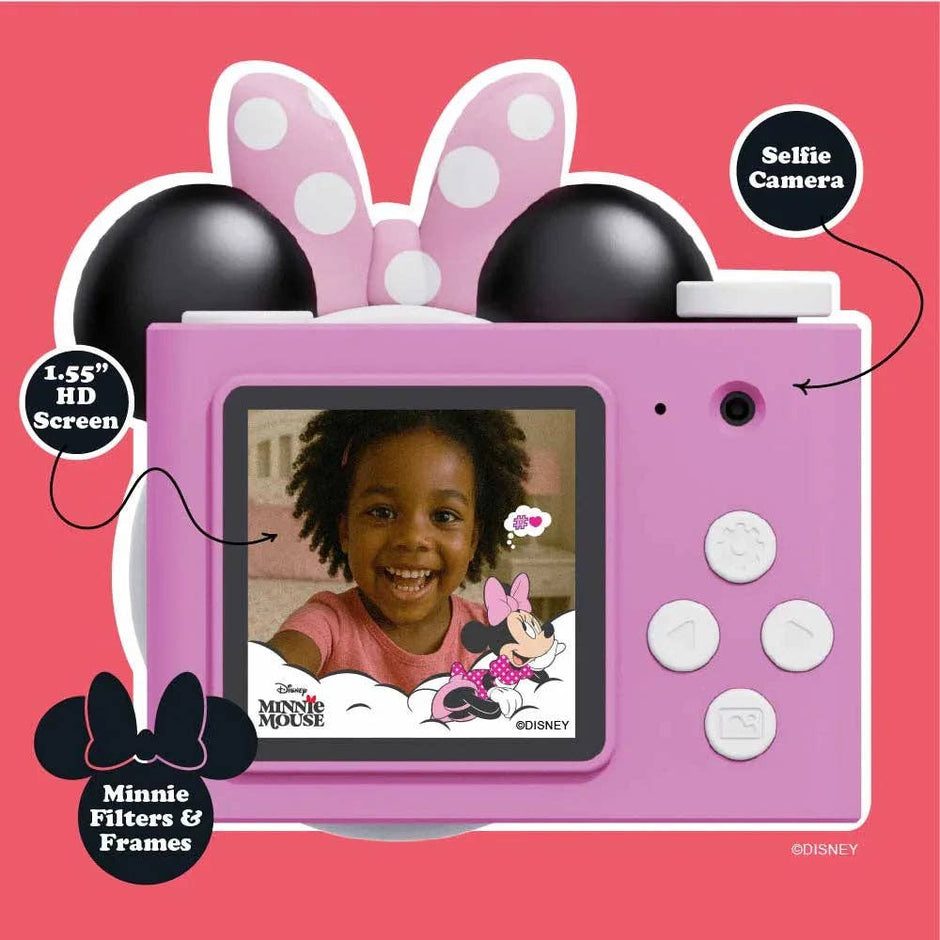 Disney Minnie Mouse Mini Camera | Παιδική Ψηφιακή Κάμερα, Polka Dots, Ανθεκτική