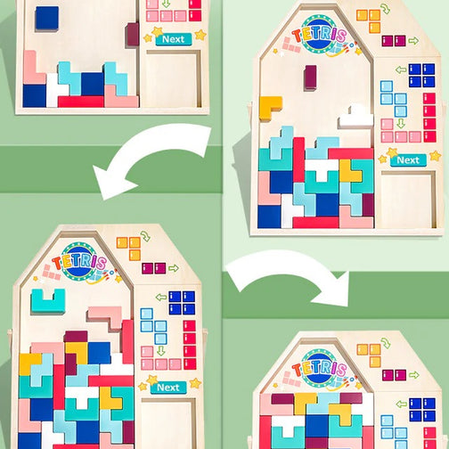 Wood building block puzzle children's intelligence development - TrendyGoods