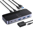 Ugreen USB Switch USB-C & USB-A 10Gbps | KVM Switch, Gray