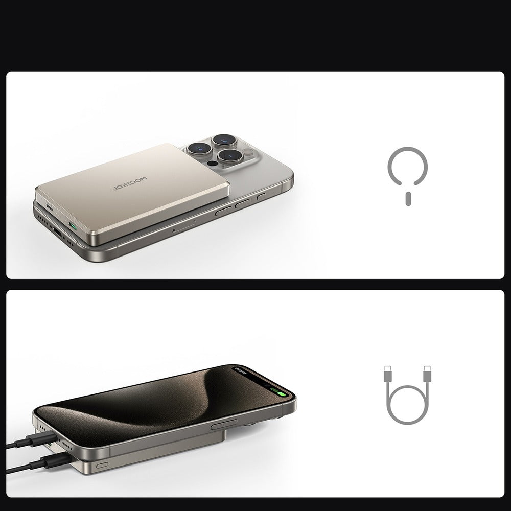 Joyroom JR-PBM08 Pro Power Bank 10000mAh | Ultra-Thin, Titanium